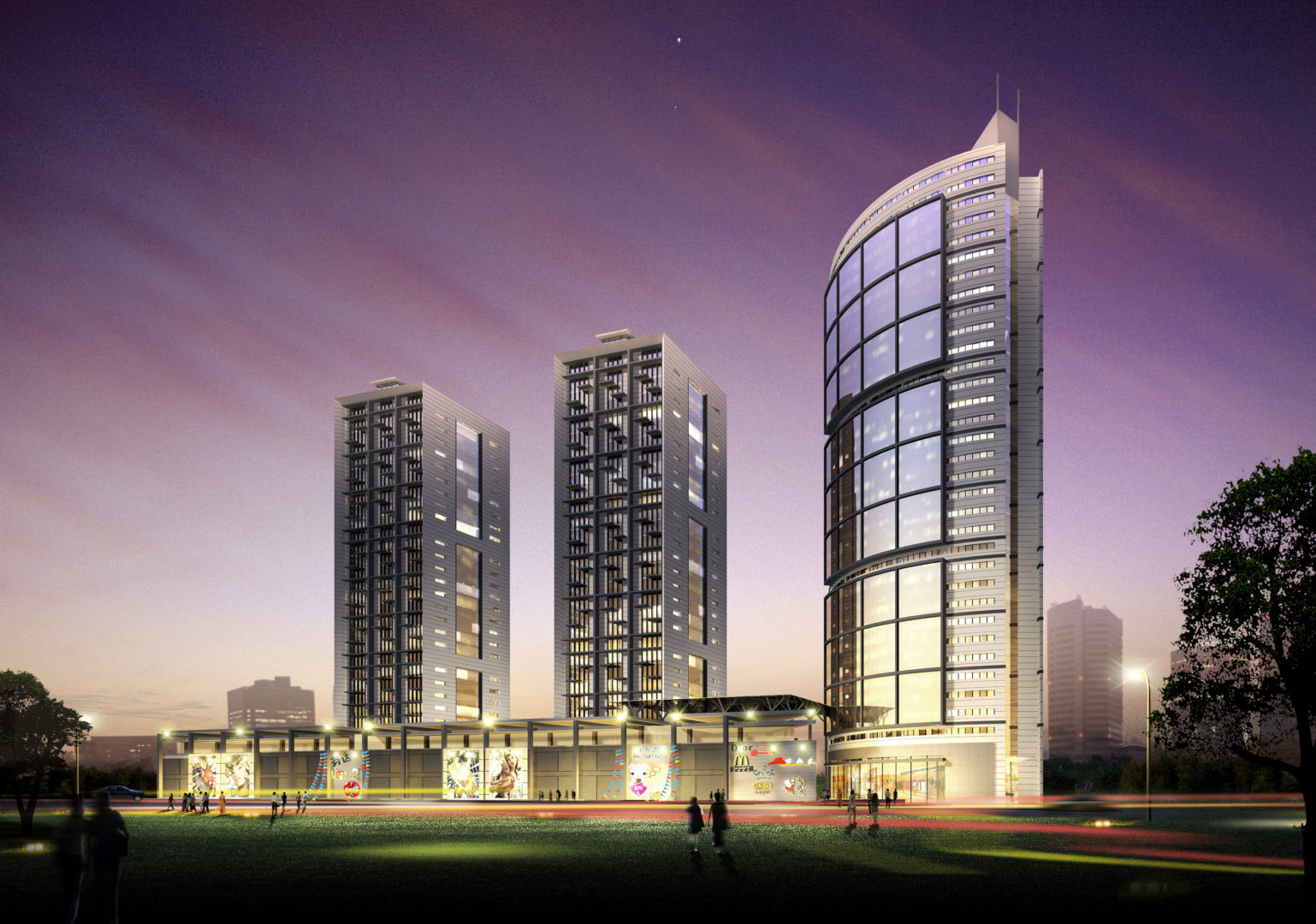Wohn & Shoppingareal Dalian